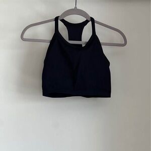 Black Racerback Sports Bra